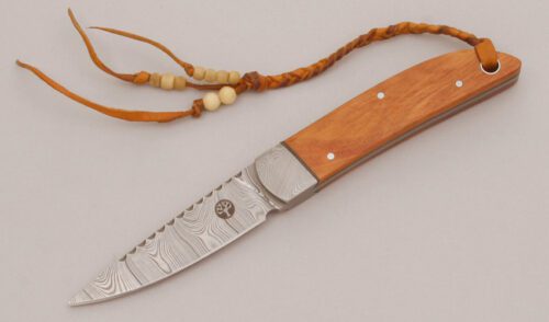 Boker Knives Beauty with Massaranduba Wood Scales handle material - Obverse Side - Item #KLC11800