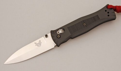 Benchmade Knives 530 Pardue Axis Lock with Noryl GTX 830 Scales handle material - Obverse Side - Item #KLC11813