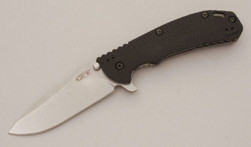 Zero Tolerance Knives 0560 Rick Hinderer Flipper with G10 & Machined Titanium Scales handle material - Obverse Side - Item #KLC11818