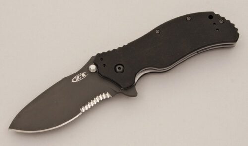 Zero Tolerance Knives 0350 Onion Speed Safe Folder with Black G-10 Scales handle material - Obverse Side - Item #KLC11819