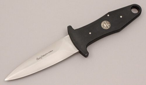 Gerber Knives Blackie Collins Frisco Shiv with Black Zytel Handle handle material - Obverse Side - Item #KLC11844