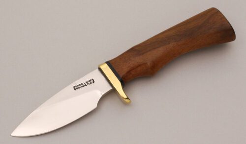 Randall Knives 11-3 1/4" Alaskan Skinner with Walnut Wood Handle handle material - Obverse Side - Item #KLC11861