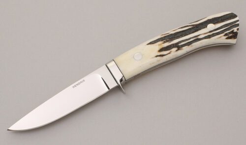 Wayne Hendrix Model 30 Pathfinder with Stag Handle Scales handle material - Obverse Side - Item #KLC11876