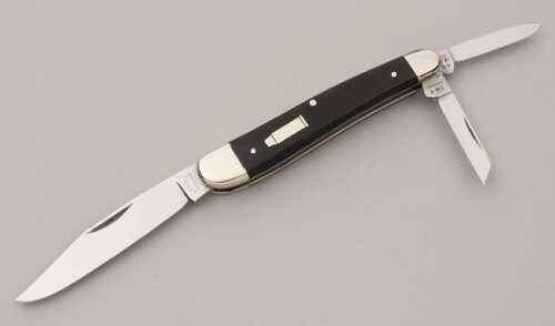 A.G. Russell CM-5 .44 Magnum Whittler with Ebony Wood Handle Scales handle material - Obverse Side - Item #KLC11888