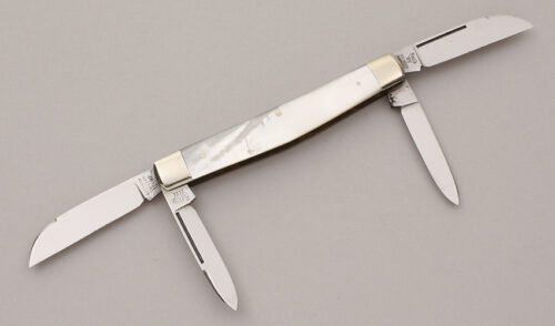 Hen & Rooster Congress with Mother of Pearl handle material - Obverse Side - Item #KLC11893