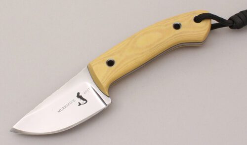 Scott Murr Small Skinner with Ivory Linen Micarta Scales handle material - Obverse Side - Item #KLC11905