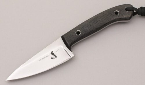 Scott Murr Hunter with Smooth Carbon Fiber Scales handle material - Obverse Side - Item #KLC11912