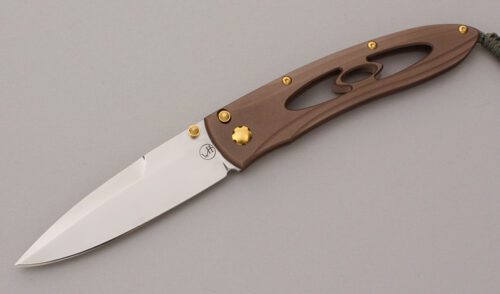 William Henry Knives Spectrum Matt Lock Folder with Aluminum Frame handle material - Obverse Side - Item #KLC11916