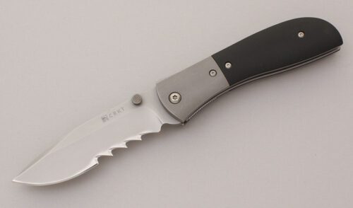 CRKT Knives Carson M4-13 Folder with Zytel Handle Scales handle material - Obverse Side - Item #KLC11922