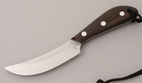 Grohmann Knives Model #101 Skinner with Natural Rosewood Handle Scales handle material - Obverse Side - Item #KLC11931