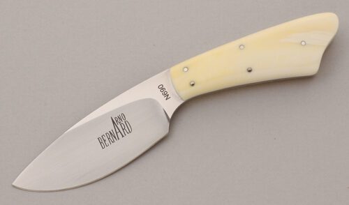 Arno Bernard Small Hunter with Warthog Tusk Ivory Scales handle material - Obverse Side - Item #KLC11938