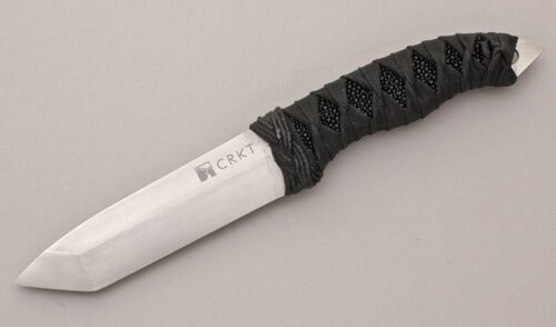 CRKT Knives 2705 First Strike with Cord Wrap Ray Skin Handle handle material - Obverse Side - Item #KLC11949