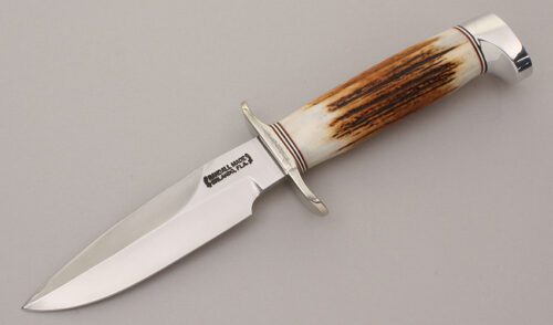 Randall Knives Combat Companion with Stag Handle handle material - Obverse Side - Item #KLC11952