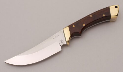 Ed Abel Skinner with Rosewood Handle Scales handle material - Obverse Side - Item #KLC12017