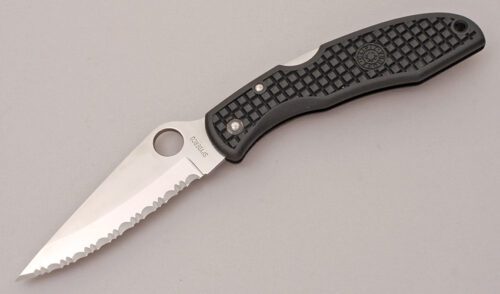 Spyderco Knives 1010 RS Endura Midlock Folder with FRN handle material - Obverse Side - Item #KLC12050