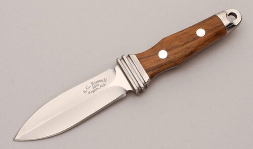 A.G. Russell Sting III with African Ironwood Handle Scales handle material - Obverse Side - Item #KLC12065