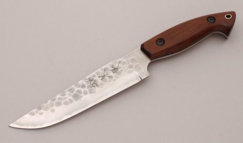 Nergui Custom Hunter with Desert Ironwood Scales handle material - Obverse Side - Item #KLC12138