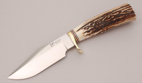 BlackJack Knives Trail Guide with Stag Handle handle material - Obverse Side - Item #KLC12214