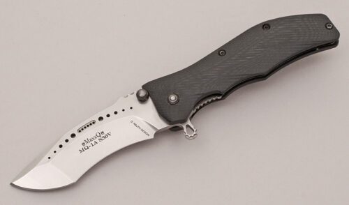 HTM Knives Darrel Ralph Gunhammer with Machined G-10 Scales handle material - Obverse Side - Item #KLC12242