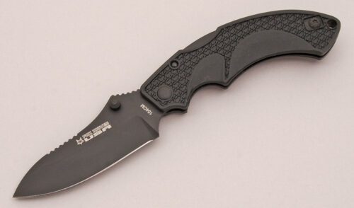 Fox Knives USA Amico Midlock Folder with Black FRN Frame handle material - Obverse Side - Item #KLC12370