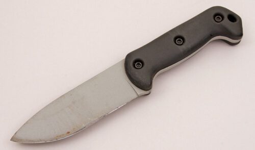 Ethan Becker BK-2 Companion with Black Urethane Polymer handle material - Obverse Side - Item #KLC12405