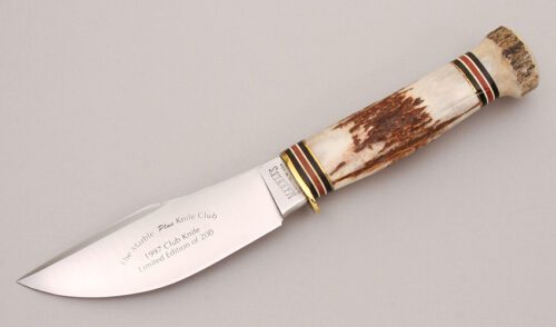 Marble's Knives Marble Plus Club Knife 1997 with Stag Handle handle material - Obverse Side - Item #KLC12417