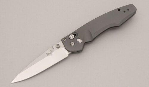Benchmade Knives 470 Osborne Emissary Axis Lock with Aluminum Frame handle material - Obverse Side - Item #KLC12436