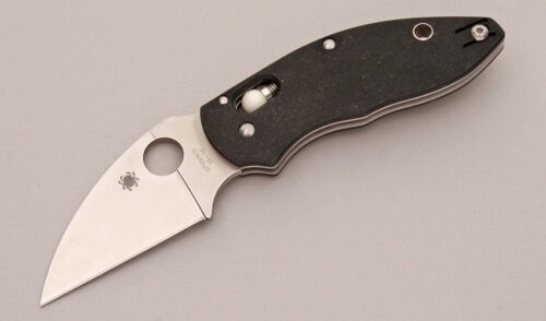 Spyderco Knives C219GP "Q Ball" Folder with Textured G10 Scales handle material - Obverse Side - Item #KLC12468
