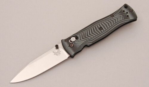 Benchmade Knives 531 Pardue Axis Lock with Gray G10 Frame handle material - Obverse Side - Item #KLC12471