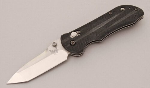 Benchmade Knives 904 Mini Stryker II Folder with G10 Handle Scales handle material - Obverse Side - Item #KLC12474