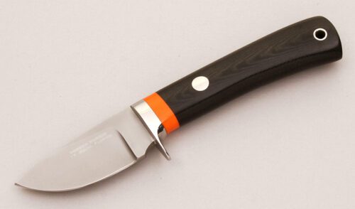 Gordon Romeis Custom Shorty with Black Micarta Handle handle material - Obverse Side - Item #KLC12557