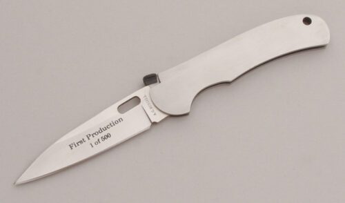 A.G. Russell K94C/F with Stainless Steel Frame handle material - Obverse Side - Item #KLC12592