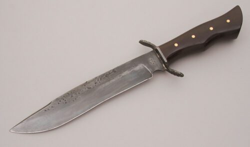 Bill Lassiter S Guard Fighter with Desert Ironwood Handle handle material - Obverse Side - Item #KLC12603