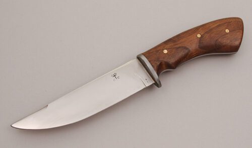 Bill Lassiter Fighter with Walnut Wood Handle Scales handle material - Obverse Side - Item #KLC12605