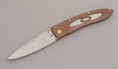 William Henry Knives L20 Spectrum Matt Lock Folder with Aluminum Frame handle material - Obverse Side - Item #KLC12622