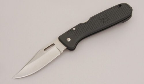 Sog Knives S36 AutoClip Lockback Folder with Zytel Handle handle material - Obverse Side - Item #KLC12699