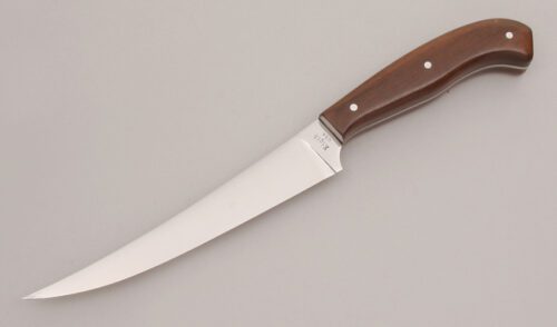 Rigid Knives Fillet Knife with Exotic Wood Handles handle material - Obverse Side - Item #KLC12714