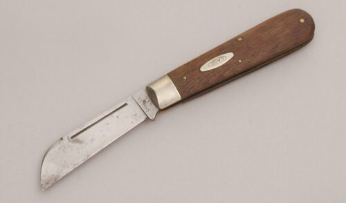 Case Cutlery 11031SH Sheepfoot Jack with Walnut Wood Scales handle material - Obverse Side - Item #KLC12725