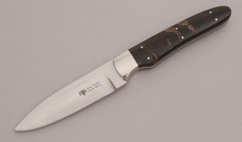 Tinus Beukes Hunter with Buffalo Horn Handle Scales handle material - Obverse Side - Item #KLC12753