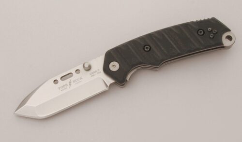 Buck Knives Tops/Buck CSAR-T 095 Folder with G-10 Scales handle material - Obverse Side - Item #KLC12770