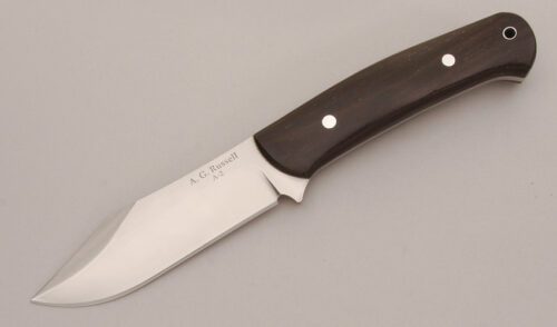 A.G. Russell Pro Hunter with African Blackwood Scales handle material - Obverse Side - Item #KLC12781
