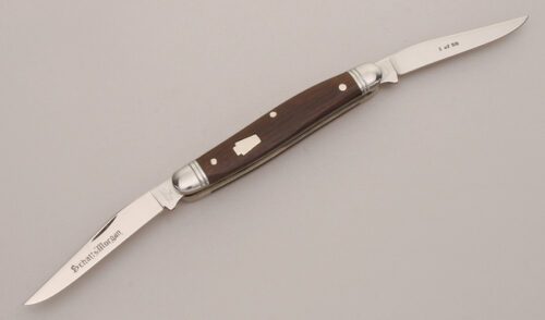 Schatt & Morgan Model #66 Muskrat with Rosewood Handle Scales handle material - Obverse Side - Item #KLC12792