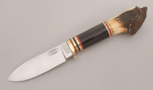 Marble's Knives Sport 99 with Buffalo Horn & Stag Handle handle material - Obverse Side - Item #KLC12811