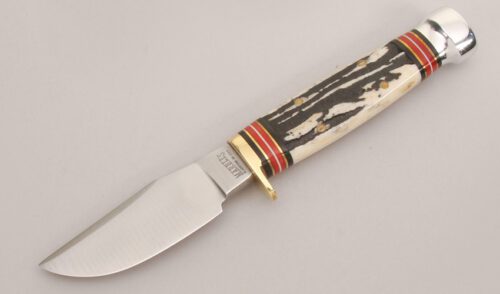 Marble's Knives Trailcraft with Bone Stag Handle handle material - Obverse Side - Item #KLC12812