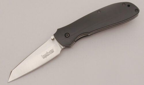 Kershaw Knives 1510 Random Task Linerlock with Black G-10 Scales handle material - Obverse Side - Item #KLC12833