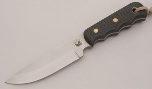 Knives of Alaska Bush Camp Knife with Suregrip Handle handle material - Obverse Side - Item #KLC12842