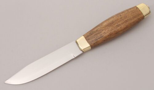 Frost Cutlery Mora Clip Point Hunter with Rosewood Handle handle material - Obverse Side - Item #KLC12850
