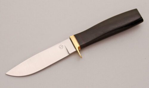 Bob Dozier Dozier Classic Retro Hunter with Ebony Wood Handle handle material - Obverse Side - Item #KLC12858