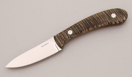 Wayne Hendrix Semi-Skinner Utility with Curly Maple Handle Scales handle material - Obverse Side - Item #KLC12873