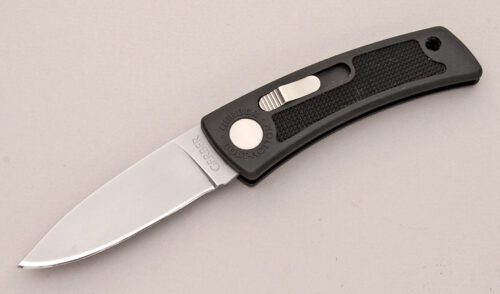 Gerber Knives Bolt Action Folder with Zytel Frame handle material - Obverse Side - Item #KLC12877
